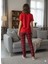 Kadın Kırmızı Yazlık Pijama Takım 4