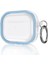 Zengezur Movenchy Airpods Pro 2 (2.nesil) Shiny Şeffaf Kılıf - Sierra Blue 1
