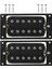 2 Adet (1 Set) Siyah Humbucker Çift Bobinli Gitar Manyetikleri + Çerçeve Vidası 1