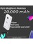 PB201 Üç Portlu 20000MAH 22.5W Süper Hızlı Şarj 4.0 Pd Giriş/çıkışlı LED Göstergeli Powerbank Beyaz 2