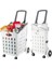 Katlanır, 4 Tekerlekli, Market Alışveriş Arabası, Büyük Kapasiteli, 60KG Taşıma, 75 Litre Hacim, 1