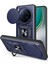 Tecno Camon 40 Premier 5g Uyumlu Tank Kılıf Yüzüklü Standlı Extra Darbe Koruma Zırhlı Outdoor Kapak - Lacivert 1