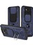 Poco X3 Pro Uyumlu Tank Kılıf Yüzüklü Standlı Extra Darbe Koruma Zırhlı Outdoor Kapak - Lacivert 1