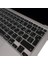 Arapça Klavye Koruyucu Macbook Air M1 13INÇ (Touchıd'li Air) A2337 A2179 Uk Enter ile Uyumlu Siyah 3