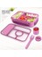 Lunch Box For Kids,bento Box Çocuk Beslenme Kutusu,yetişkin Öğle Yemeği KUTUSU,1300ML-5 Bölmeli Sosluklu ve Çatal Bıçaklı Öğle Yemeği Kapları,mikrodalga Bulaşık Makinesi (Mor) 4