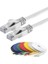 Cat7 Yassı Ftp Ethernet Network Lan Internet Kablosu, Beyaz 15 Metre 2