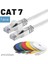 Cat7 Yassı Ftp Ethernet Network Lan Internet Kablosu, Beyaz 15 Metre 3