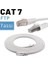 Cat7 Yassı Ftp Ethernet Network Lan Internet Kablosu, Beyaz 15 Metre 5