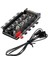 8849 10 Port Fan Power Sata Güç Switch Pwm Çoklayıcı, Sata Power 10 Port Soğutma Fan Splitter Hub, Pc Bilgisayar Soğutma Sistemi Için Kullanılır. 2