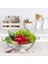 Paslanmaz Çelik 26CM Çift Kulplu Sepet Süzgeç, Salata, Meyve, Makarna Süzgeci - Paslanmaz Çelik Çift Kulplu 26CM Sepet Süzgeç 1