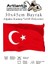 Bayrak 30X45 cm Türk Bayrağı Kumaş 1 Adet Alpaka Kumaş Bez Bayrak Kaliteli Türk Bayrağı 1