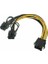 8 Pin Power Splitter Pci-E Molex 8 Pin Çift 8pin 6 + 2 Pin Pcı Ex 1