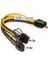 8 Pin Power Splitter Pci-E Molex 8 Pin Çift 8pin 6 + 2 Pin Pcı Ex 3