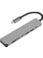Macbook Pro Huawei Dell Uyumlu Type C To 4K HDMI + USB 3.0 + Sd/tf + Pd + Type-C, Taşınabilir 7in1 Adaptör 5