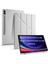 Galaxy Tab S9 Fe PLUS/S10 Plus ile Uyumlu Kılıf Kalem Bölmeli Trifolding Case X610 X616 X820 X826 X828 Gri 1
