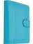5159 Ajanda Tarihsiz Çizgili 14X20 Cm. Ajanda/defter Hesap Makineli Suni Deri Organizer, Turkuaz 1