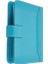 5159 Ajanda Tarihsiz Çizgili 14X20 Cm. Ajanda/defter Hesap Makineli Suni Deri Organizer, Turkuaz 2