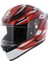 K1 S Motosiklet Kaskı Kapalı Kask Lion Black Red White M 1