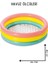 Yumuşak Tabanlı Renkli 3 Boğumlu Baby Pool Çocuk Bebek HAVUZU,86X25 cm ve Pompa+Yama Set, Pompa ve Yama Hediyelidir, Çocuklar Için Aktivite Aile 2