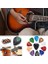 10 Parçalı Gitar Penası Seti, Renkli Gitar Penaları ve Pena Tutucu Seti, Akustik Gitar Penası, Çok Fonksiyonlu Selüloit Gitar Aksesuarı 4