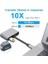 Type-C HDMI VGA USB 3.0 Type 4in1 Video Dönüştürücü Veri Aktarıcı USB Adaptör Notebook ve Macbook ile Uyumlu Gri Tc-26 5