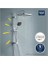 Vitalio Comfort 250 Yön Değiştiricili Duş Sistemi, Duvar Dışı Bağlantılı, 2 Akışlı Kare Tepe Duşu, 2 Akışlı El Duşu, 1500MM ve 1250MM Duş Hortumu, Su Tasarruflu, Duş Başlığı, Krom, 26698001 5