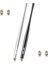 Kapasitif Stylus Kalemler Premium Metal Ince Combo Dokunmatik Ekran Tabletler Için 4 Yedek Nanofiber Uçlu 2 Adet Asus/lenovo/surface/samsung Galaxy Note/iphone/ipad/lg ve Daha Fazlası 1