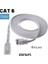 Cat6 Yassı RJ45 Ethernet (Network, Internet) Kablosu (15 Metre, Beyaz) 5