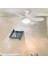 Vantilatörü Aydınlatmalı, 40W E26/27 LED Fan Lambası Büyük Uzaktan Kumandalı ve Ekstensor, Kısılabilir, 3 Rüzgar Hızı, Yeni 52CM Tavan Vantilatör Zamanlayıcı 2