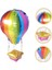 Inç Uçan Balon Temalı Folyo Balon 88-28 cm (Renkli) 1