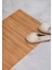 Lüks Bambu Kaymaz Banyo Paspası Su Geçirmez Çok Amaçlı Şık ve Dayanıklı Mat 65X45 cm 5