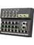 10-Kanal Karıştırma Konsolu Dijital Ses Mikseri Stereo Mic/line Mikser Reverb ve 48V Phantom Power ile Dj Ağı Canlı Yayın Karaoke Kaydı Için 1