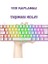 Blic Oyuncu Klavyesi Rgb Klavye 20 Modlu Ayarlanabilir Renk Seçeneği Rgb Suya ve Toza Dayanıklı Klavye Oyun Klavyesi Oyuncu Klavye Mekanik Klavye Aydınlatmalı Klavye Mavi Switch (Beyaz) 2