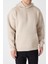 Erkek Oversize % 100 Pamuk Içi Polarlı Yumuşak Dokulu Basic Siyah Kapüşonlu Sweatshirt 2