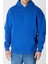 Erkek Oversize % 100 Pamuk Içi Polarlı Yumuşak Dokulu Basic Siyah Kapüşonlu Sweatshirt 2