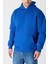 Erkek Oversize % 100 Pamuk Içi Polarlı Yumuşak Dokulu Basic Siyah Kapüşonlu Sweatshirt 4