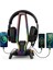 X-Base Kulaklık Için Stand Rgb Işıklı 3xusb Hub Çoklayıcı Port Ps5 ve Gamepad Standı 3,5mm Jack 1
