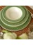 Maison Monica Stoneware 12 Parça 4 Kişilik Yemek Takımı Yeşil 5