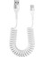 Type-C Spiral Tasarım USB Şarj ve Data Kablosu 1 Metre Beyaz - AL3999 1