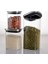 Home Kare Borosilikat Cam Sızdırmaz Vakumlu Erzak ve Bakliyat Saklama Kabı – Havadaki Termisil Kavanoz, Şeker, Un, Makarna, Çay, Kahve ve Kuru Gıdalar Için Ideal (Metal Kapak, 900 Ml) 2