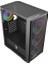 Power Flex 4 * 120MM Argb Fan Temperli Cam Atx Gaming Mesh Kasa 3