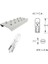 Adet 12V T5 1.2W Mini Dipsiz Standart Renk Ampul 2