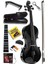 HGA34BK-TYS Siyah 3/4 Keman Seti 10-13 Yaş Çocuk Kemanı (Yastık Reçine Çanta Tel Susturucu Yay) 1