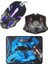 Oyuncu Mouse + Mouse Pad Set, Yüksek Kalite, Rgb Işıklı Gaming Mouse ve 30X24CM Desenli Oyuncu Mousepad (Mavi) 2