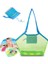 Oyuncağı Çantası, Büyük Kum Oyuncağı, File Çanta, File Çanta, Plaj Oyuncakları Için Saklama Çantası, Tekrar Kullanılabilir, Katlanabilir, Su Oyuncağı Tatil Için (1) 1