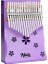 KLX-870 Mor Renk Yüksek Kaliteli Ahşap Kalimba 17 Tuşlu Full Set 2