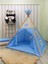 Çocuk Oyun Çadırı Minderli ve Sabitleme Mekanizmalı - Mavi 1
