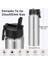 650 ml Içecek Şişesi, Paslanmaz Çelik, Pipetli, Çift Duvarlı, Vakum Izolasyonlu, Çocuk, Metal, Sızdırmaz, Bpa Içermez, Spor, Okul, Dış Mekan Için Termos (Gümüş, 22 Oz) 3