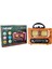 Büyük Boy Retro, Nostaljik, Ahşap Tasarım Bluetooth Hoparlörlü, Şarjlı, Taşınabilir Fm/am Destekli Radyo NS-6635 (5256) 5