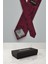 Çiçekli Bordo Kravat & Mendil 3